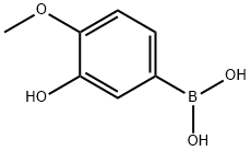 (3-ヒドロキシ-4-メトキシフェニル)ボロン酸 化学構造式