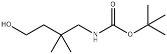 (4-羟基-2,2-二甲基丁基)氨基甲酸叔丁酯, 622865-34-3, 结构式