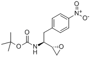 ERYTHRO-N-BOC-L-4-NITROPHENYLALANINE EPOXIDE Structure