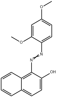 1-[(2,4-dimethoxyphenyl)azo]-2-naphthol Struktur