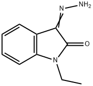 1-乙基-1H-吲哚-2,3-二酮3-腙 结构式