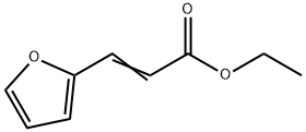 3-(2-フリル)プロペン酸エチル 化学構造式