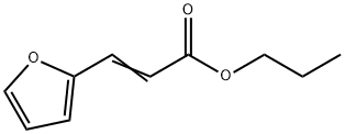 Propyl 2-Furanacrylate Struktur
