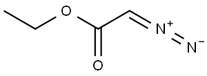 Ethyl diazoacetate Struktur