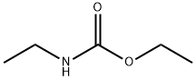 エチルカルバミド酸エチル 化学構造式
