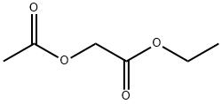 アセトキシ酢酸エチル 化学構造式