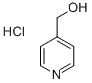 4-PYRIDINE METHANOL HYDROCHLORIDE Struktur