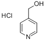 4-PYRIDINE METHANOL HYDROCHLORIDE Structure