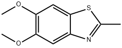 5,6-二甲氧基-2-甲基苯并噻唑, 62306-04-1, 结构式