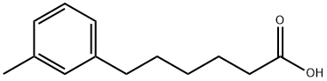6-M-tolyl-hexanoic acid Struktur