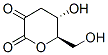 D-erythro-2-Hexulosonic acid, 3-deoxy-, delta-lactone (9CI) 结构式