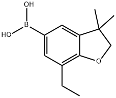Boronic acid, (7-ethyl-2,3-dihydro-3,3-dimethyl-5-benzofuranyl)- (9CI)|