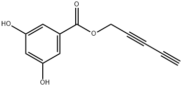 Benzoic acid, 3,5-dihydroxy-, 2,4-pentadiynyl ester (9CI)|