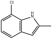 7-CHLORO-2-METHYL-1H-INDOLE Struktur