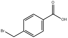 4-(ブロモメチル)安息香酸 化学構造式