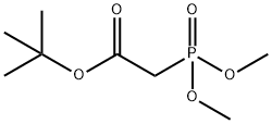 ジメチルホスホノ酢酸 tert-ブチル 化学構造式