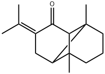 1,7-Dimethyl-4-isopropylidenetricyclo[4.4.0.02,7]decane-3-one,62332-96-1,结构式