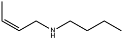 (Z)-N-Butyl-2-buten-1-amine Struktur