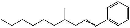 (4-Methyl-1-decenyl)benzene Structure