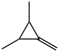 CYCLOPROPANE,1,2-DIMETHYL-3-M,62338-02-7,结构式