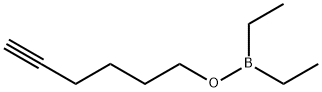 ジエチル(5-ヘキシニルオキシ)ボラン 化学構造式