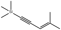 4-Methyl-3-pentene-1-ynyltrimethylsilane Struktur