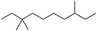 3,3,8-Trimethyldecane 结构式