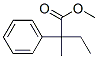 2-Phenyl-2-methylbutanoic acid methyl ester Structure