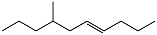 4-Decene, 7-methyl-, (E)-,62338-48-1,结构式