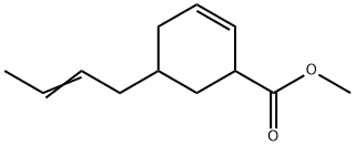 5-(2-Butenyl)-2-cyclohexene-1-carboxylic acid methyl ester Structure