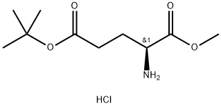 OtBu-L-谷氨酸甲酯盐酸盐 结构式
