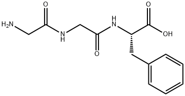 甘氨酰甘氨酰-L-苯丙氨酸,6234-26-0,结构式