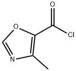 4-METHYLOXAZOLE-5-CARBONYL CHLORIDE 化学構造式