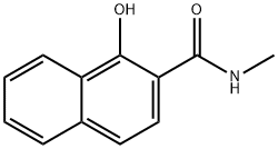 1-hydroxy-N-methylnaphthalene-2-carboxamide Struktur