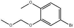 4-Bromo-1-methoxy-2-methoxymethoxy-benzene Struktur