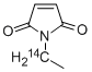 N-ETHYLMALEIMIDE, [ETHYL-1-14C] 结构式