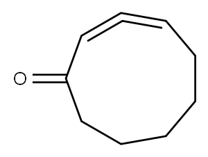 (-)-2,3-Cyclononadien-1-one 结构式