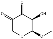 2H-Pyran-3,4-dione, dihydro-5-hydroxy-6-methoxy-, (5S,6S)- (9CI) Structure