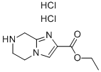 5,6,7,8-テトラヒドロイミダゾ[1,2-A]ピラジン-2-カルボン酸エチル二塩酸塩0.5水和物 化学構造式