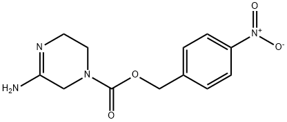 1(2H)-Pyrazinecarboxylic acid, 3-aMino-5,6-dihydro-,(4-nitrophenyl)Methyl ester Struktur