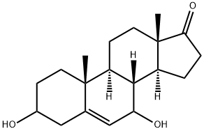 Androst-5-en-17-one, 3,7-dihydroxy- (9CI) Struktur