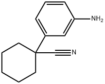 Cyclohexanecarbonitrile,1-(3-aminophenyl)- Structure