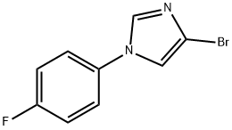 4-溴-1-(4-氟苯基)-1H-咪唑 结构式