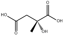 D-(-)-シトラマル酸 化学構造式