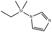 ジメチルエチルシリルイミダゾール 化学構造式