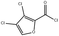 2-Furancarbonyl chloride, 3,4-dichloro- (9CI) 结构式