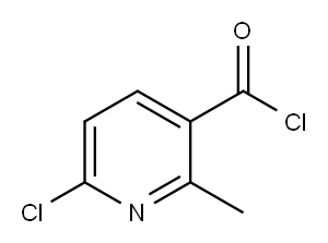 3-Pyridinecarbonylchloride,6-chloro-2-methyl-(9CI) 结构式
