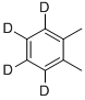 O-キシレン-D4(RING-D4) 化学構造式