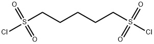 Pentane-1,5-di(sulfonyl chloride) 结构式