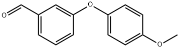 3-(4-METHOXYPHENOXY)BENZALDEHYDE Struktur